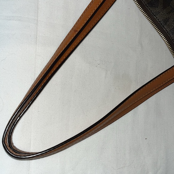 Michael Kors Brown signature MK Logo Coated Canvas &Leather tote bag - Picture 6 of 6